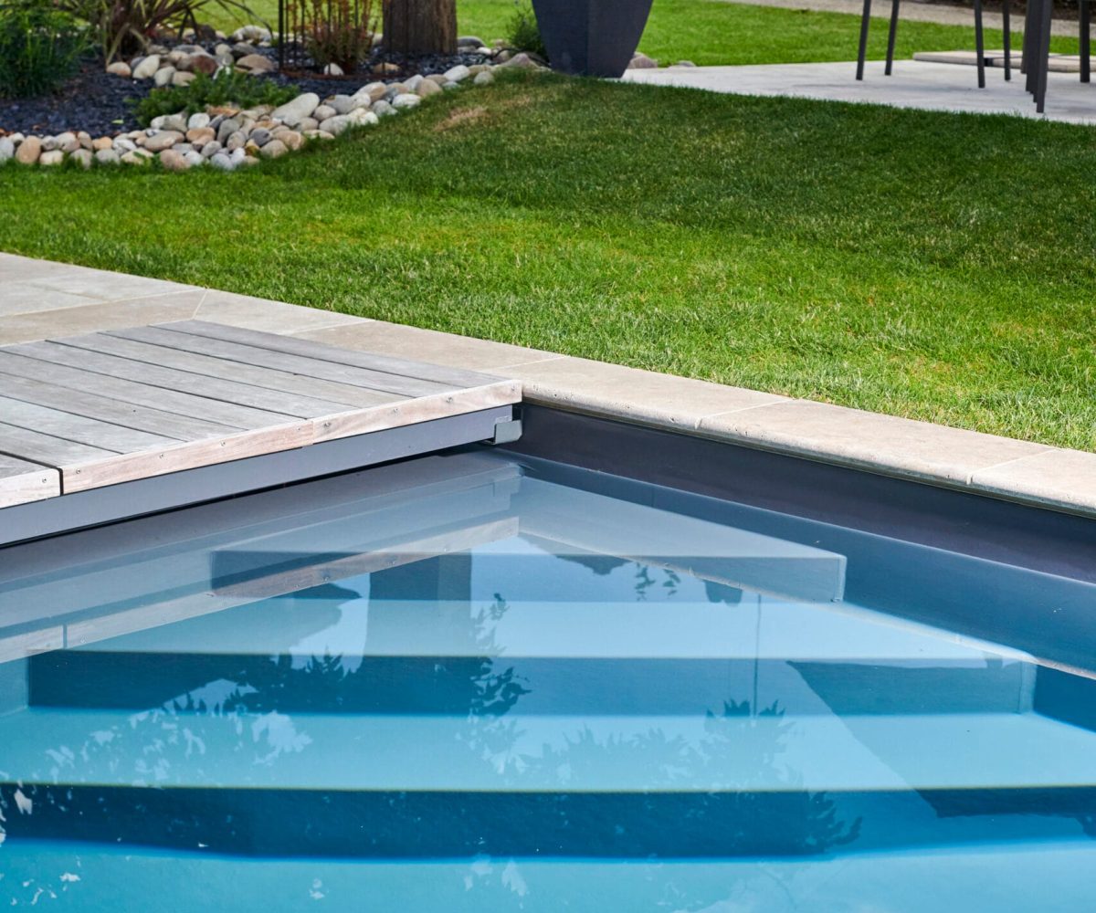 Piscine de 11.00 x 3.50 m structure Titan fond plat 1.50m Cepie Concept